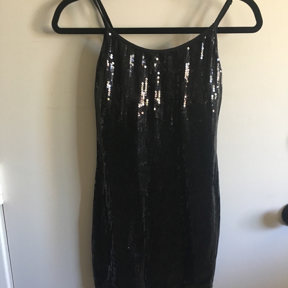 Black Sequin dress size small